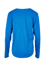 Fundamental Everyday Cotton Long Sleeve Tee – Royalblue
