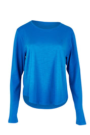 Fundamental Everyday Cotton Long Sleeve Tee – Royalblue