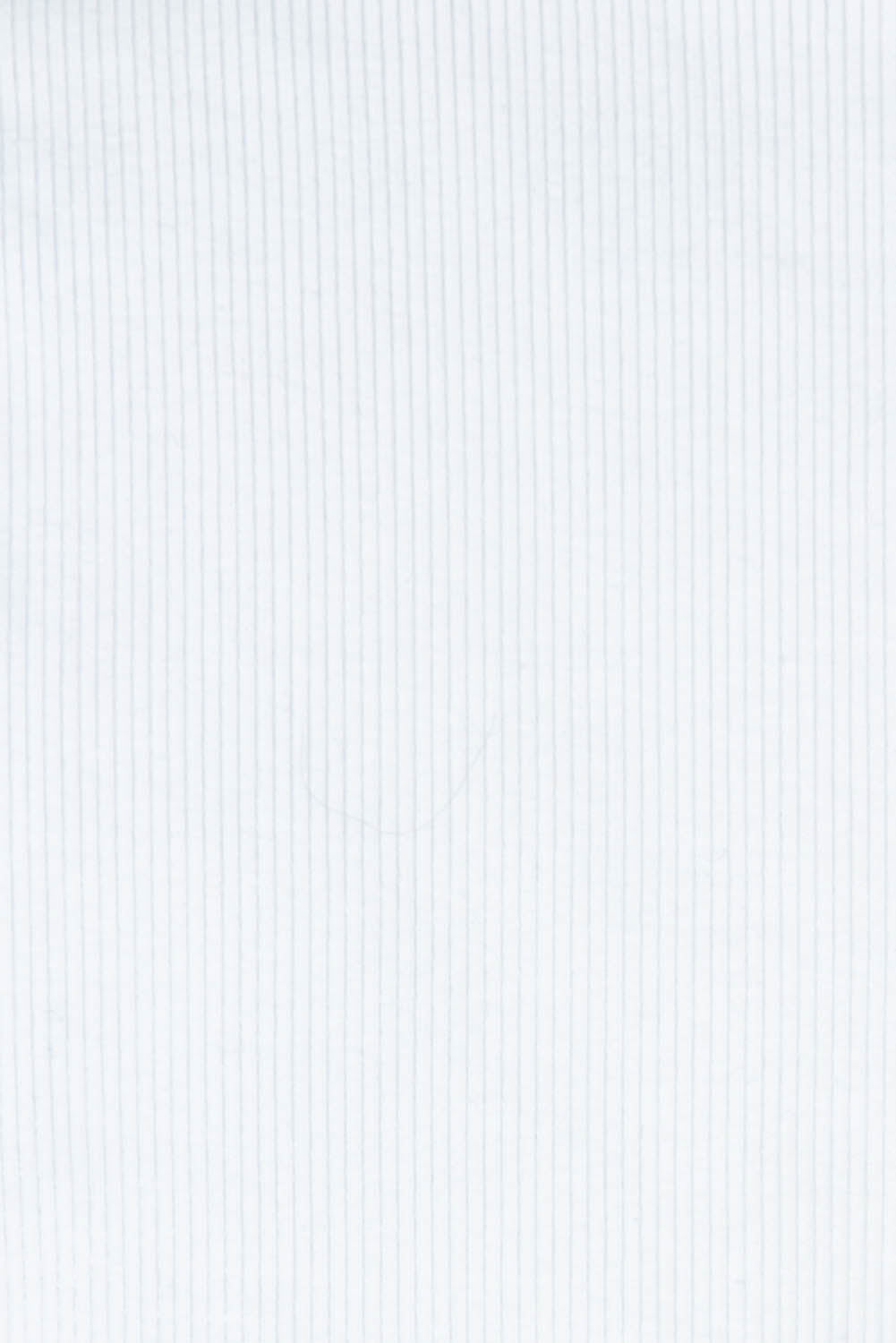 Product shot of the Fundamental Rib Cotton Vee Tank in colour White (White), detail