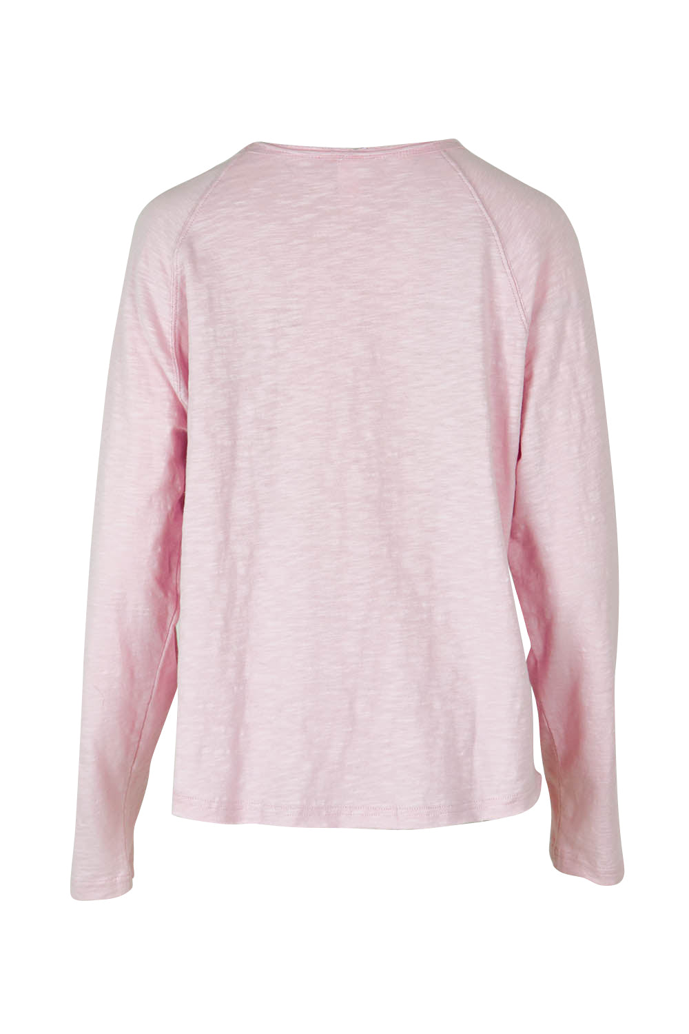 Product shot of the Fundamental Chris Ls Sweat in colour Pinkaboo (Pink), from the back