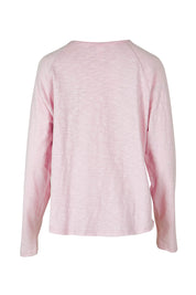 Product shot of the Fundamental Chris Ls Sweat in colour Pinkaboo (Pink), from the back