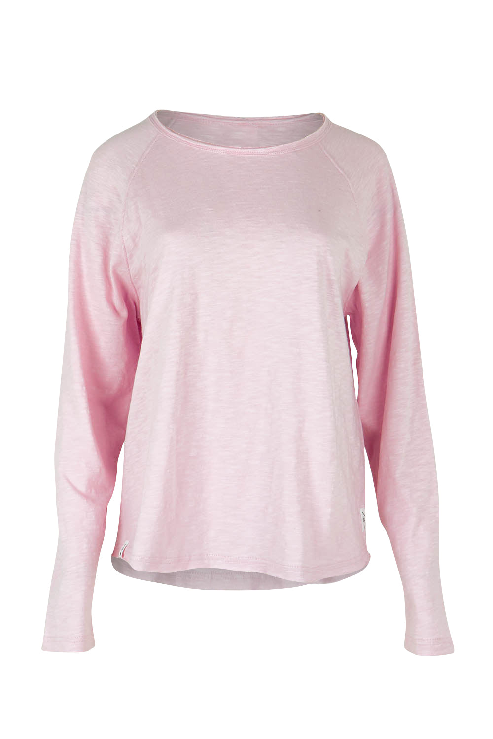Product shot of the Fundamental Chris Ls Sweat in colour Pinkaboo (Pink), from the front