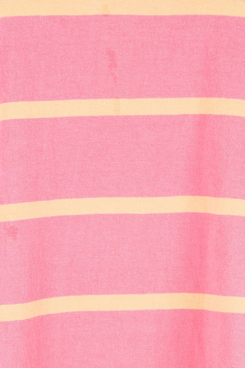 Product shot of the Fundamental Halli Cotton Short Sleeve Tee – Pinklemon in colour Pinklemon, showing detail