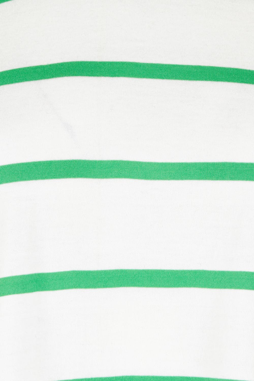 Product shot of the Fundamental Halli Cotton Short Sleeve Tee in colour Whitegreen (White), detail