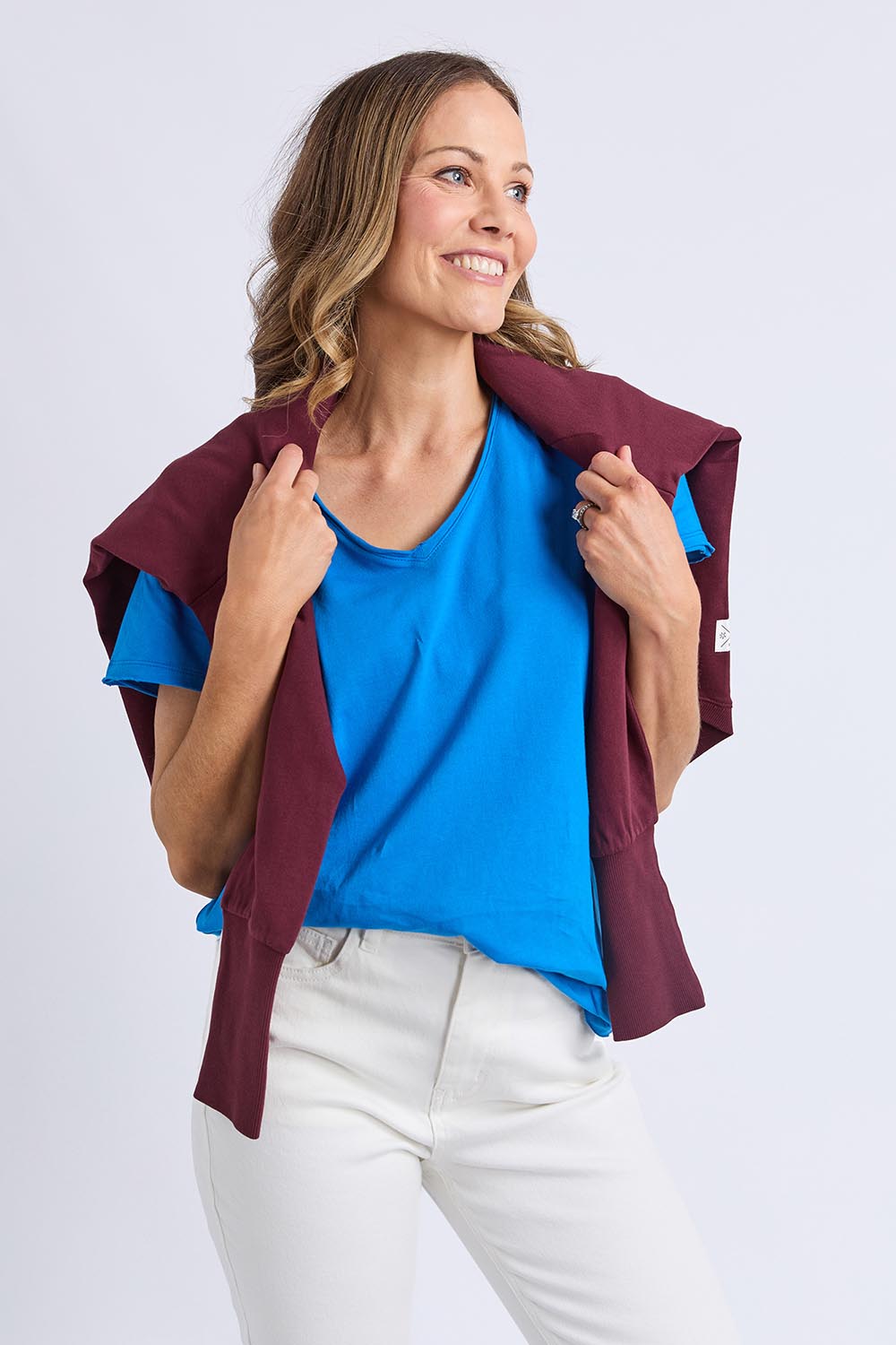 Fundamental Pima Vee Tee – Royalblue