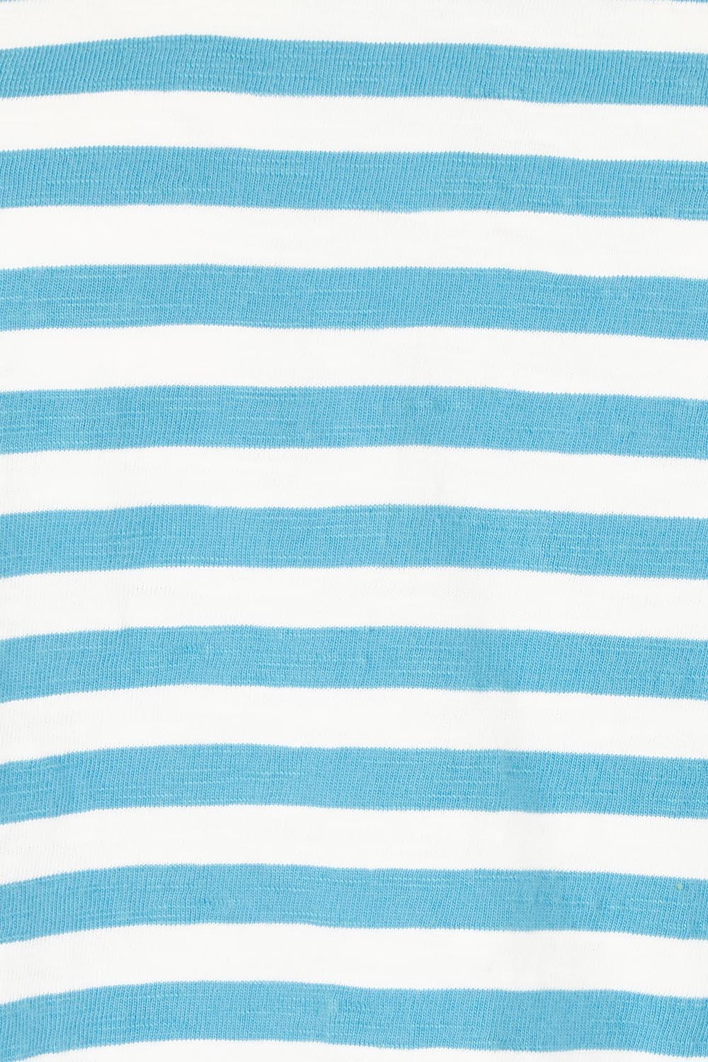 Product shot of the Fundamental Mazie Ringer Cotton Sweat in colour Azurewhite (Blue), detail