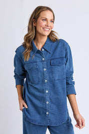 Fundamental Valerie Cotton Shacket – Bluedenim