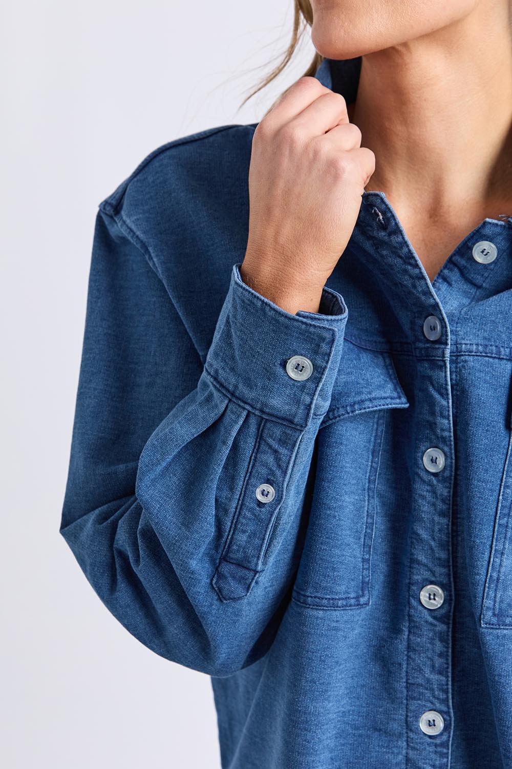 Fundamental Valerie Cotton Shacket – Bluedenim