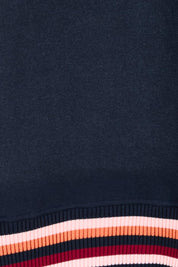 Fundamental Melbourne Cotton Blend Crew – Navy