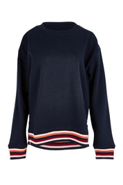 Fundamental Melbourne Cotton Blend Crew – Navy