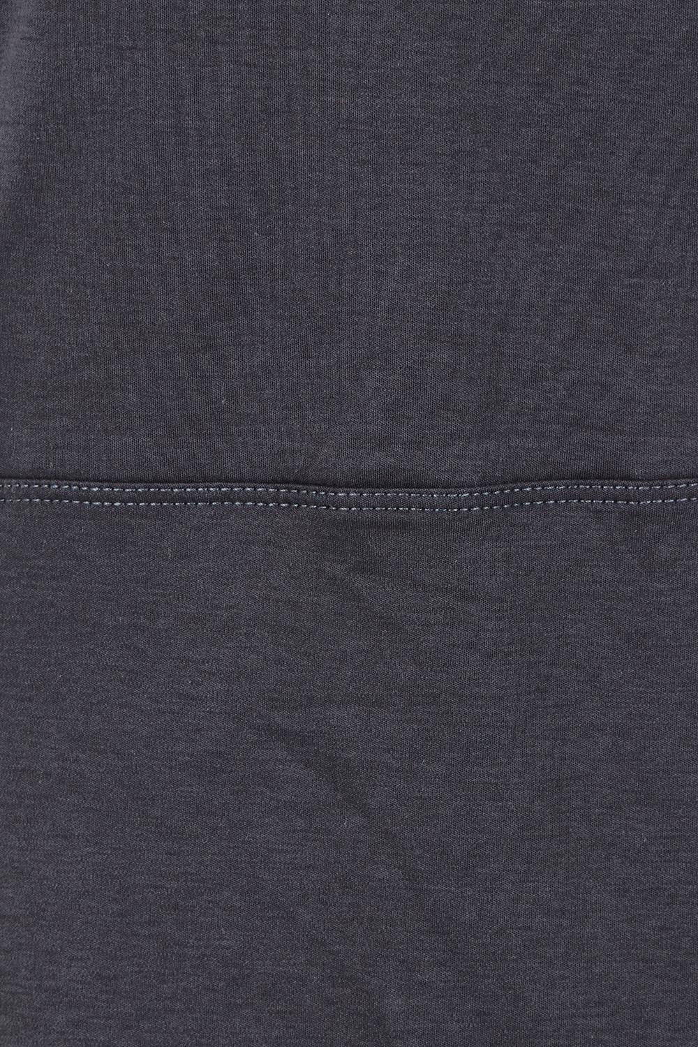 Product shot of the Fundamental Lottie Cotton Dress – Black in colour Black, showing detail