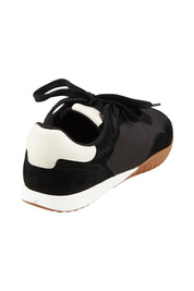 Product shot of the Glide Lace Up in colour Black (Black), from the back