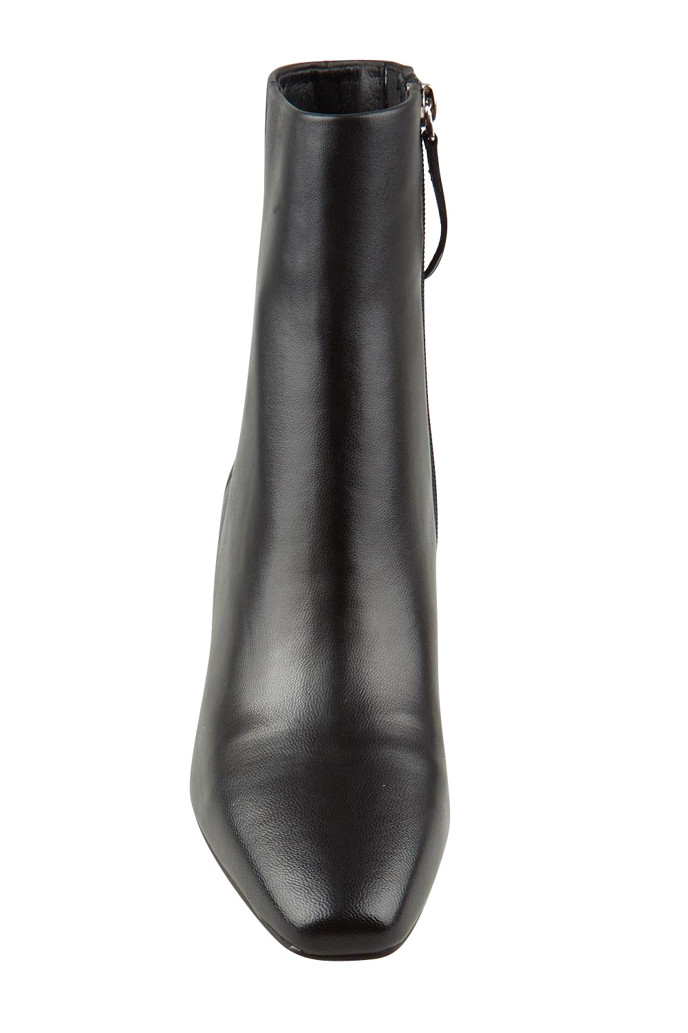 Product shot of the Kitan Leather Ankle Boot in colour Black (Black), detail