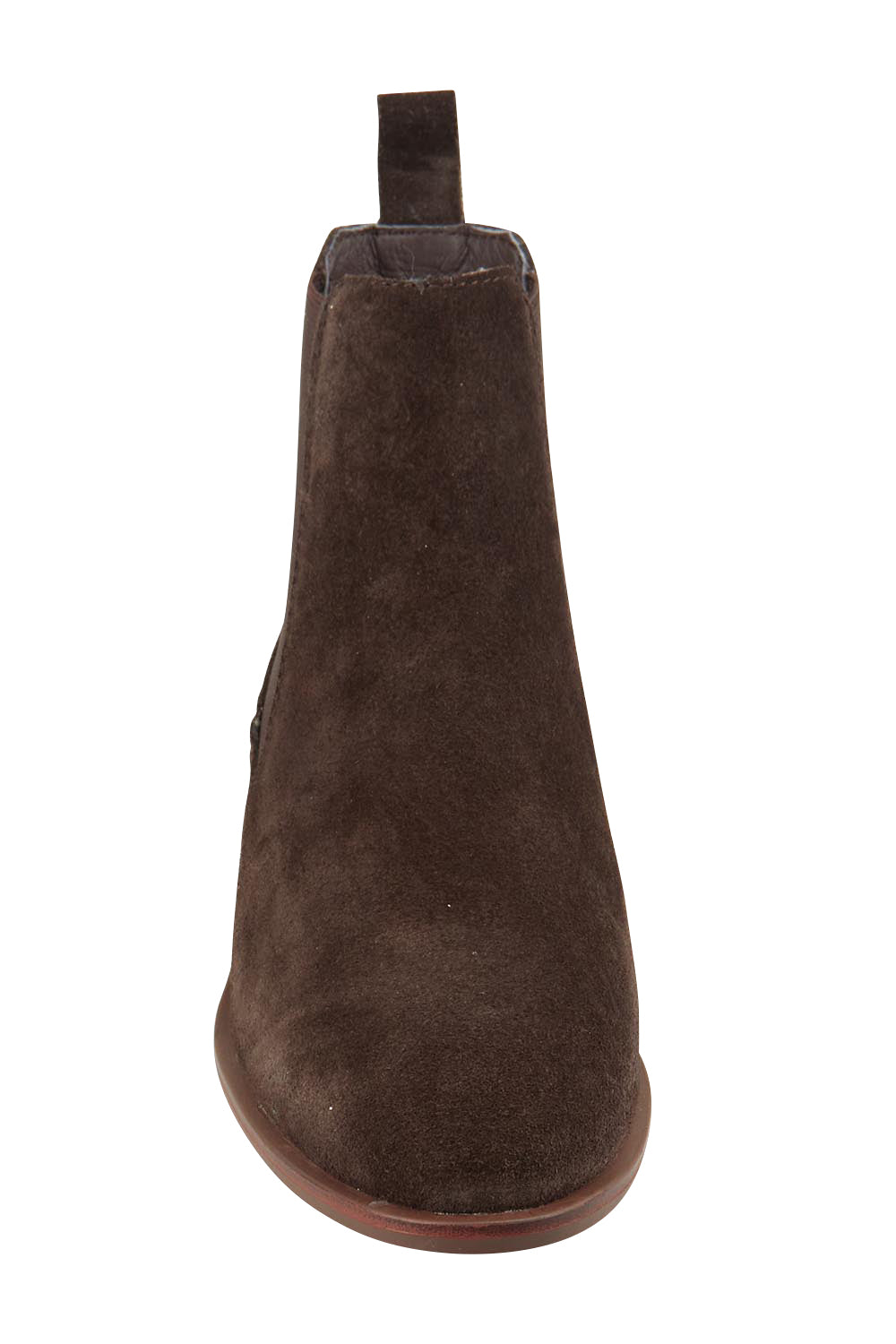 Phebes Suede Ankle Boot - Mahogsuede