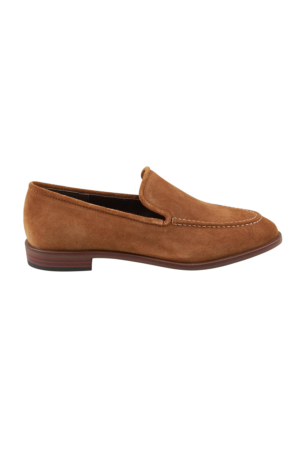 Phebe Leather Loafer - Pecansuede