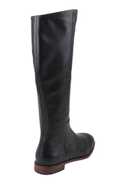 Pheodora Leather Knee Boot – Black