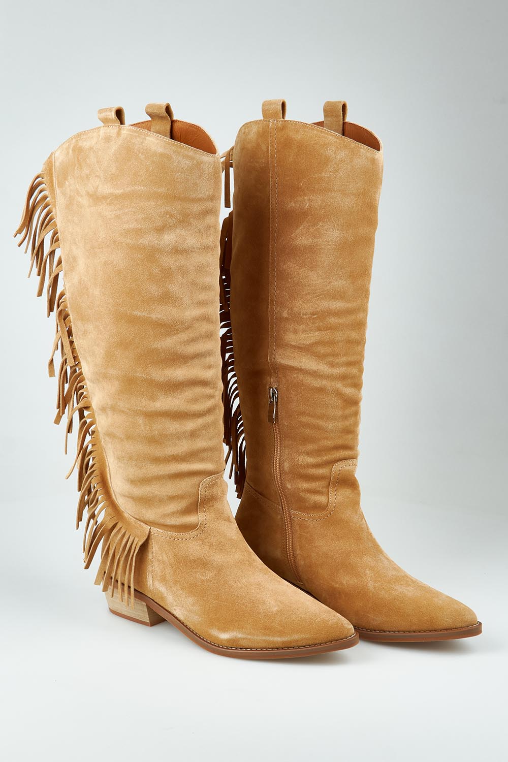 Zendaya Suede Knee Boot – Almonsuede