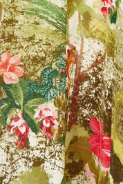 Product shot of the Cecilla Strappy Dress in colour Print, detail