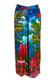 Product shot of the Arabian Nights Pants in colour Print, from the front