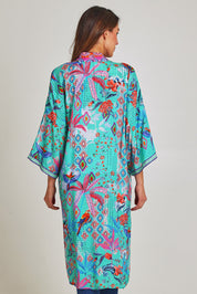 Preloved Marina Long Kimono - Print