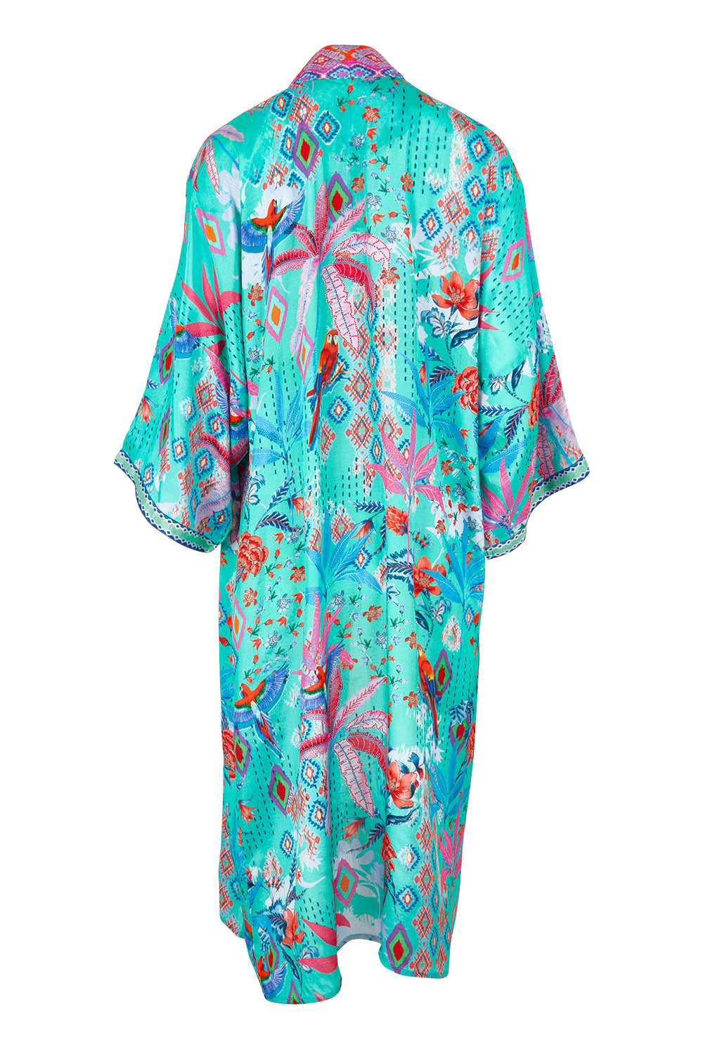Preloved Marina Long Kimono - Print