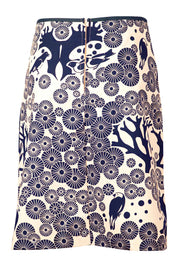 Product shot of the Mikko Aline Skirt in colour InkNatural, from the back