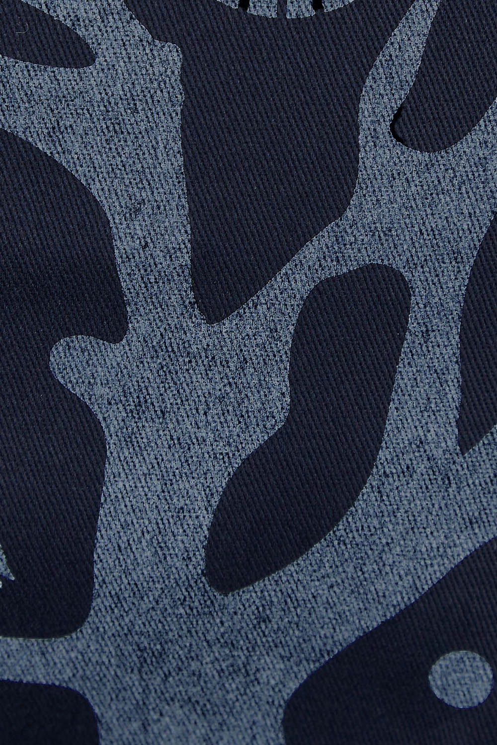 Product shot of the Mikko Zoe Skirt in colour Navy (Blue), detail