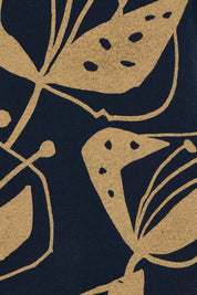 Product shot of the Bobby Cotton Top in colour Navylark (Blue), detail