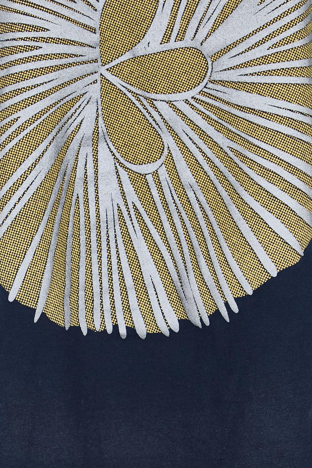 Product shot of the Bobby Top - Navy in colour Navy, showing detail