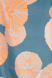 Product shot of the Thea Top - Smoke in colour Smoke, showing detail