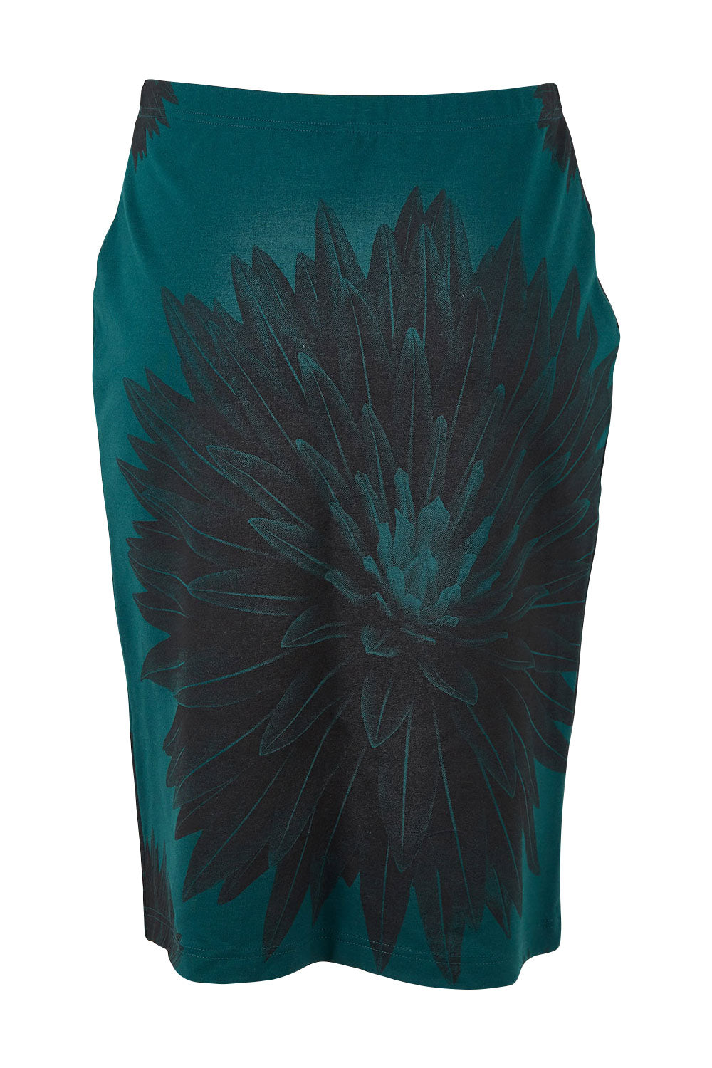 Preloved Carrie Evergreen Skirt - Teal