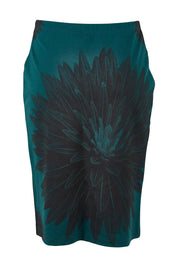 Preloved Carrie Evergreen Skirt - Teal