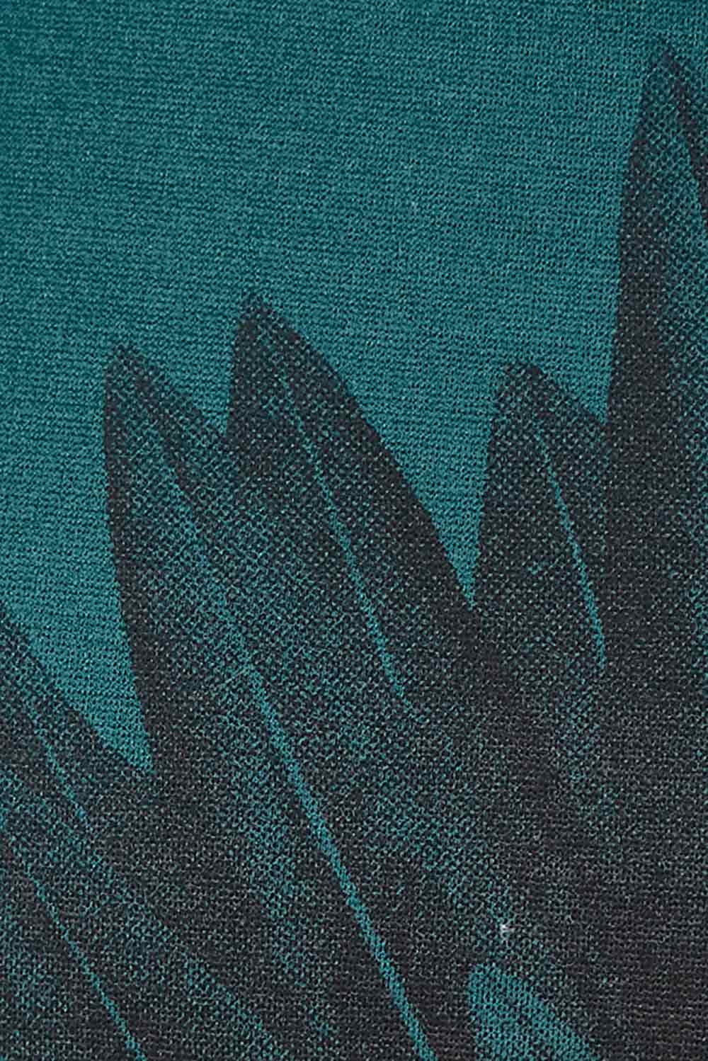 Preloved Carrie Evergreen Skirt - Teal