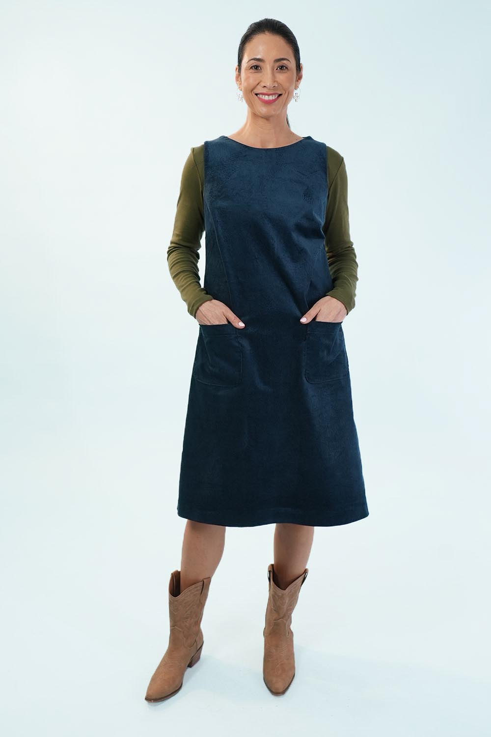 Susie Cord Dress – Blueink