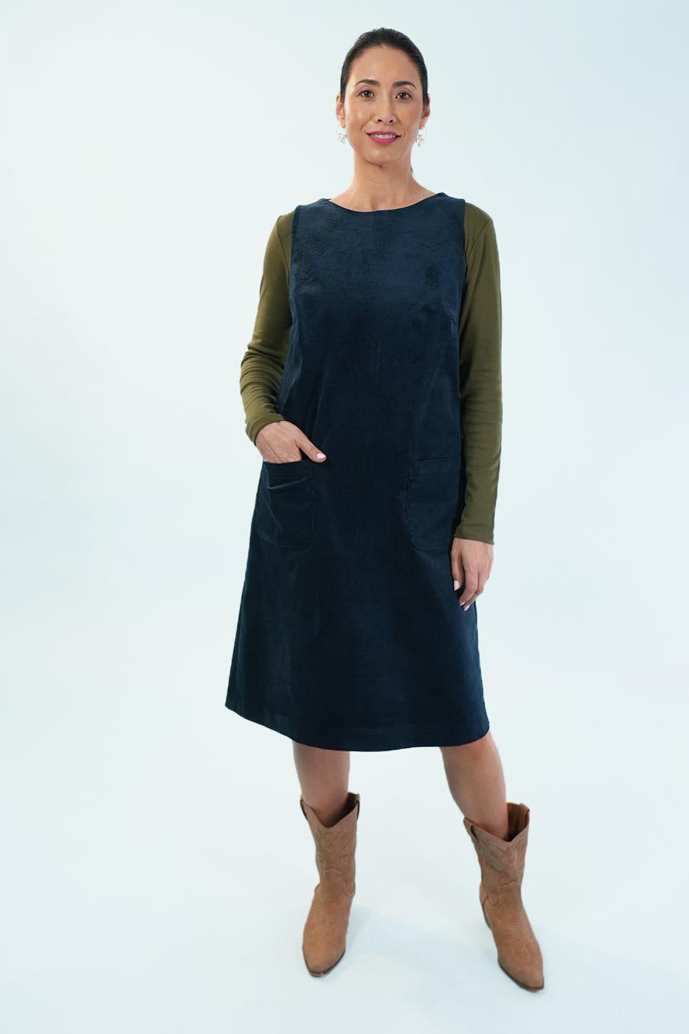 Susie Cord Dress – Blueink