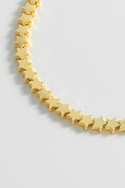 Product shot of the Stars So Bright Bracelet in colour Silvergold (Metallics), detail