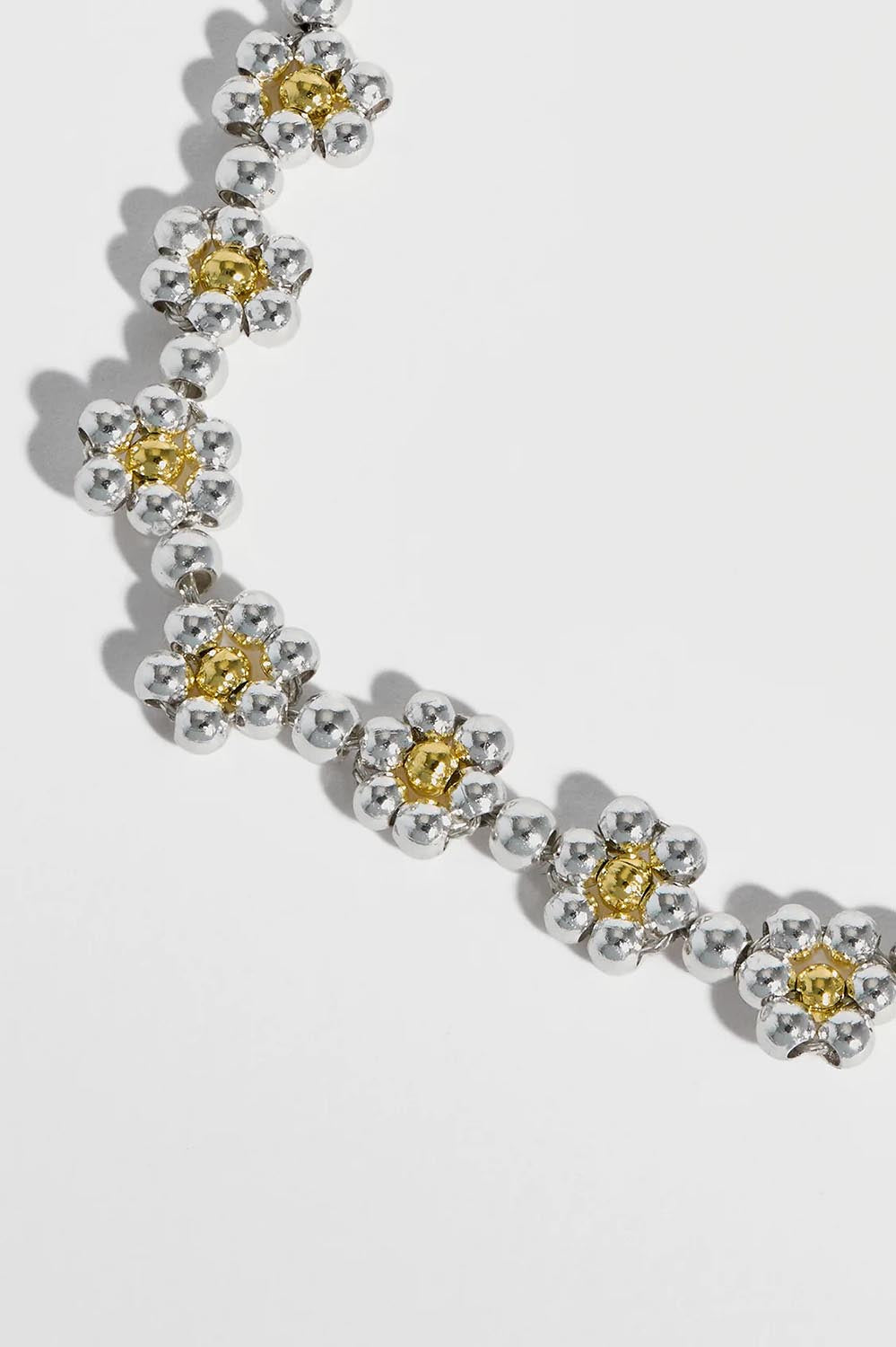 Daisy Chain Bracelet - Silvergold