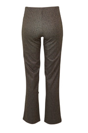Product shot of the Pic Of The Bunch Straight Trouser in colour Sandbar, from the back