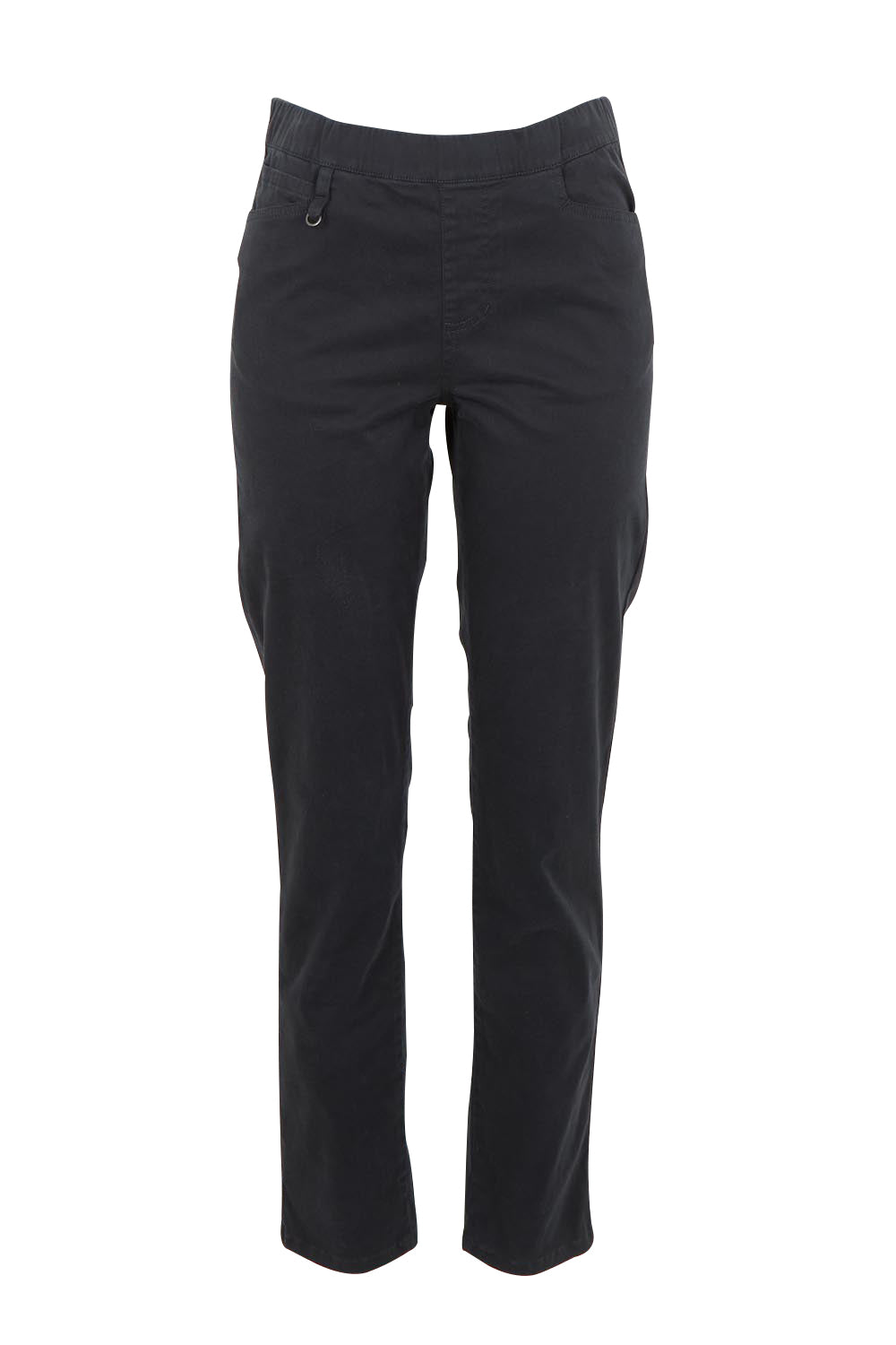 Product shot of the Holey Moleskin Trouser in colour Indigo (Blue), from the front