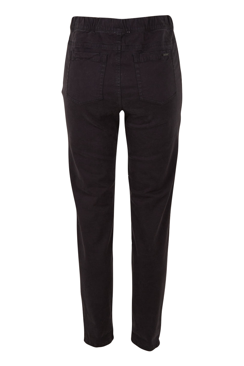 Product shot of the Holey Moleskin Trouser in colour Truenavy (Blue), from the back