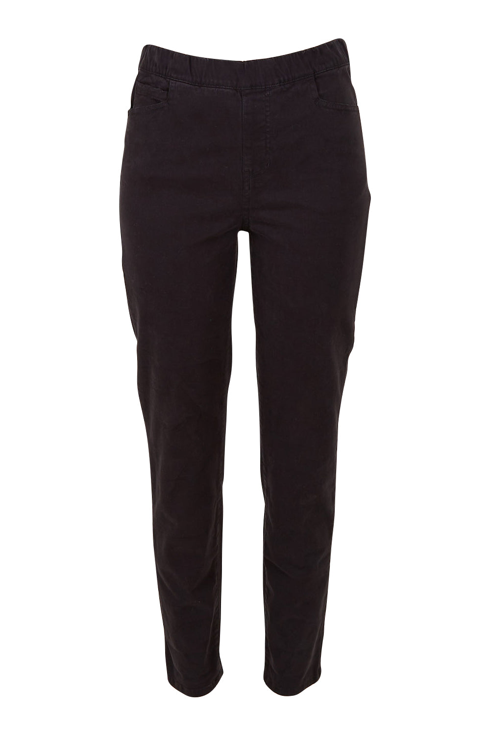 Product shot of the Holey Moleskin Trouser in colour Truenavy (Blue), from the front