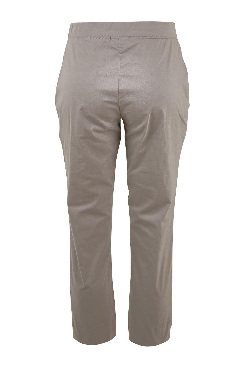 Product shot of the Signature 7/8 Taper Trapeze Pant in colour Stone, from the back