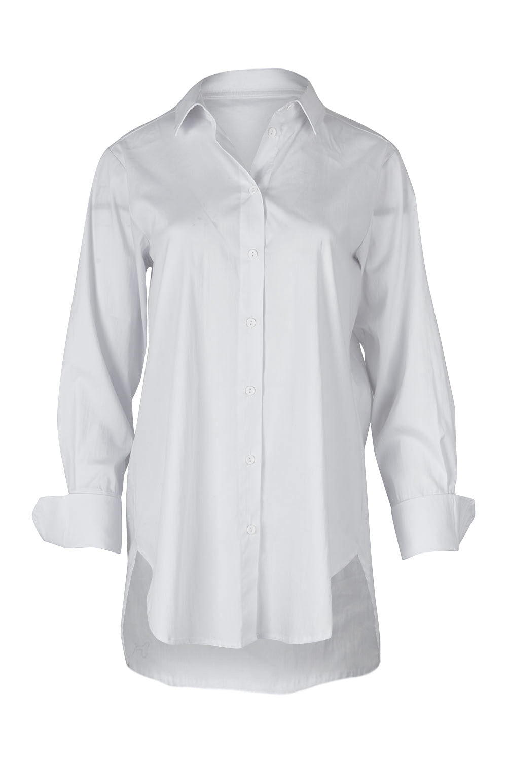 Product shot of the Hand Cuffs Shirt in colour White (White), from the front
