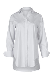 Product shot of the Hand Cuffs Shirt in colour White (White), from the front