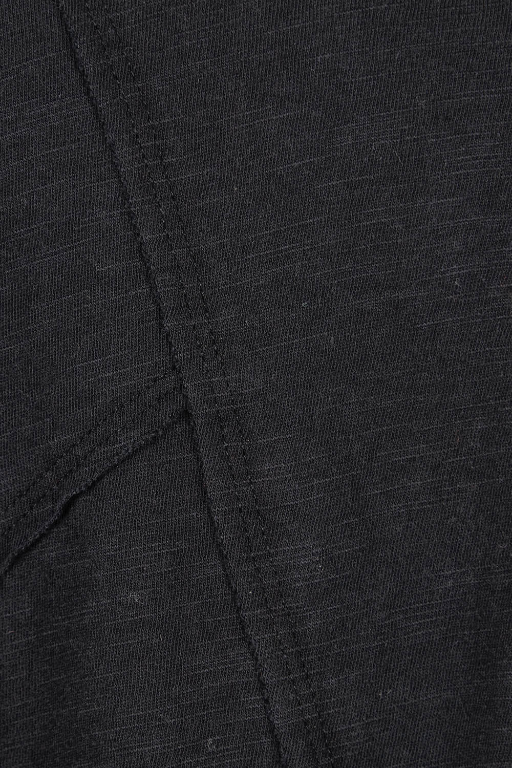 Product shot of the Deep Connection Cotton Top in colour Black (Black), from the front