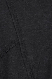 Product shot of the Deep Connection Cotton Top in colour Black (Black), from the front