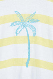 Product shot of the Coconuts About You Cotton Sweater in colour Sherbetstr (White), detail