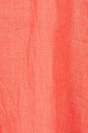 Product shot of the Festival Linen Dress in colour Melon (Pink), detail