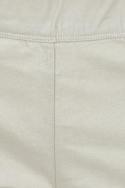 Product shot of the Fuss Free 7/8 Pant – Barley in colour Barley, showing detail