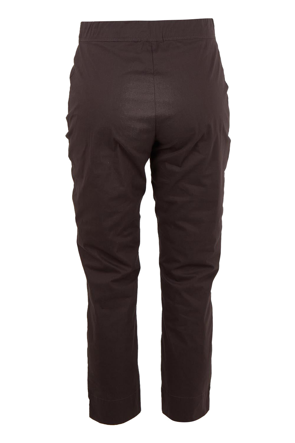 Product shot of the Fuss Free 7/8 Pant – Sable in colour Sable, from the back
